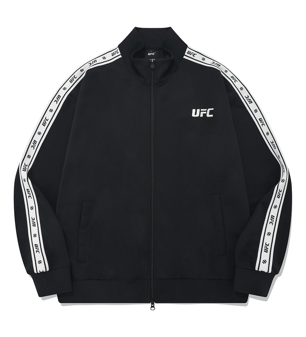 UFC 라인 릴렉스핏 트랙 자켓 블랙 U4TTU1301BK_(예약배송 02.10일)