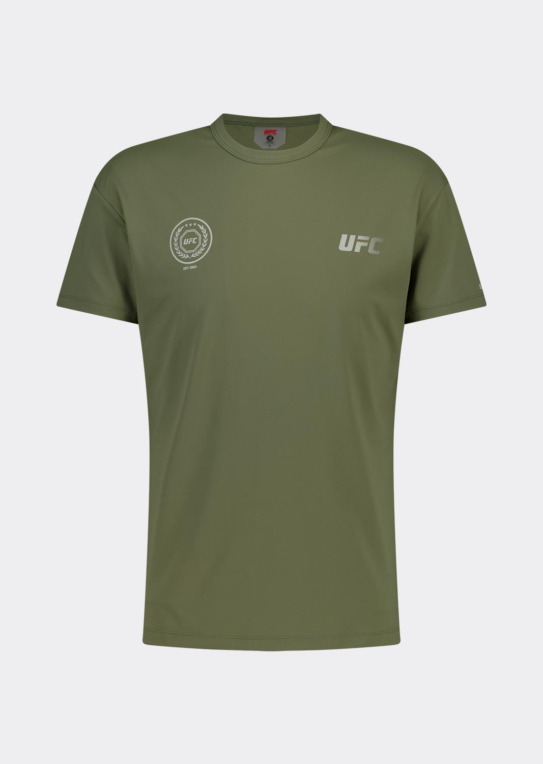 UFC 플레이어 머슬핏 반팔 티셔츠 카키 U4SSV2157KH